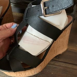 FRANCO SARTO cork wedges. Sz 7